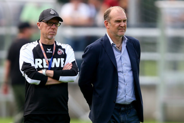 during the training session of 1. FC Koeln at RheinEnergieSportpark on July 3, 2017 in Cologne, Germany.