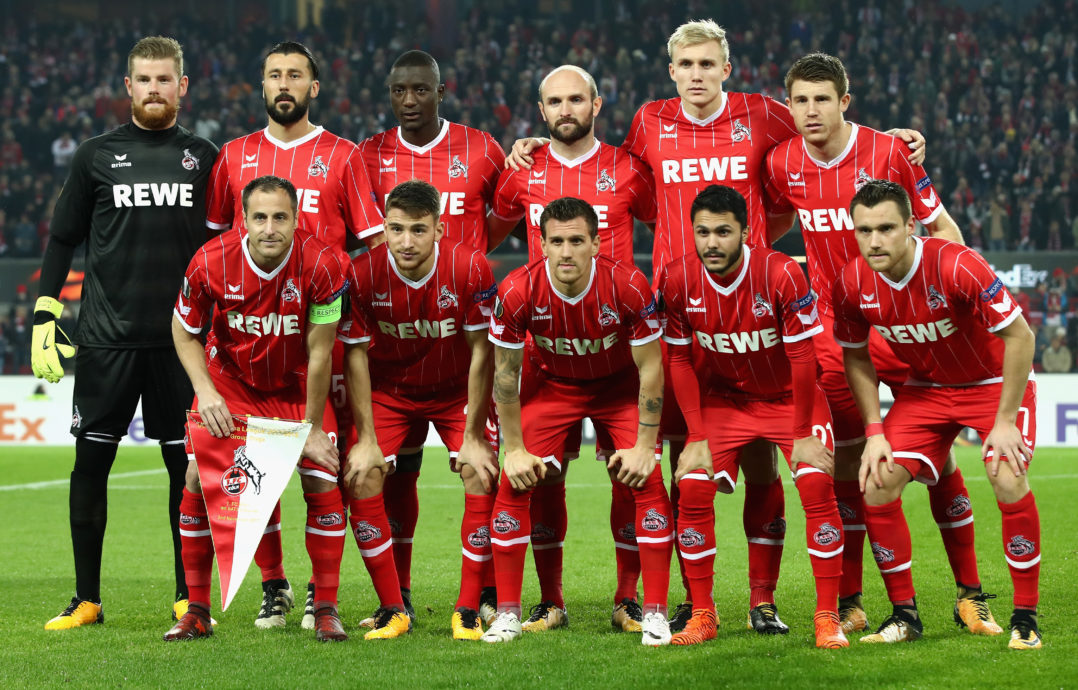 Teamfoto 1. FC Köln Europapokal Heimspiel BATE Borisov