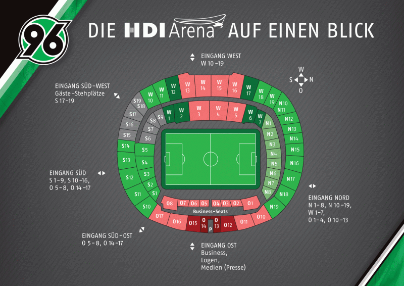 Alle Infos zur Partie gegen Hannover 96